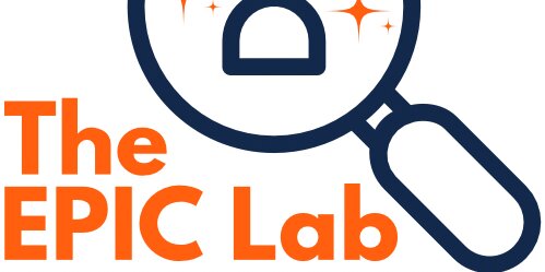 Logo of a magnifying glass over a person icon with The EPIC Lab below it