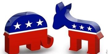elephant and donkey