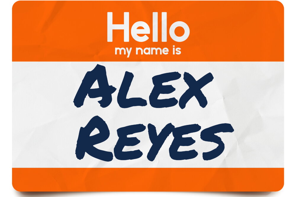 Alex Reyes Nametag