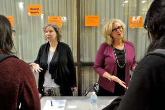 (L-R): Sue Keller, Laura Faynor-Ciha