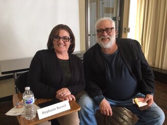 April 2019: How can I use my psychology degree for a career in mental health/social services? L-R: Stephanie Record, Michael Langendorf