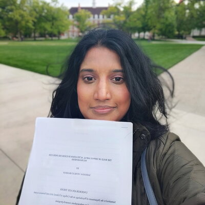 Sanjana Venkataraman selfie