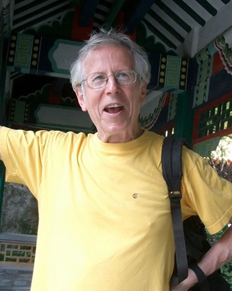 Bob Wyer hanging out in a playful manner.