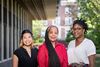 B. Andi Lee, educational psychology professor Helen Neville and doctoral intern Nimot Ogunfemi.