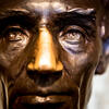 Close up of the bust of Abe Lincoln that can be found in Lincoln Hall
